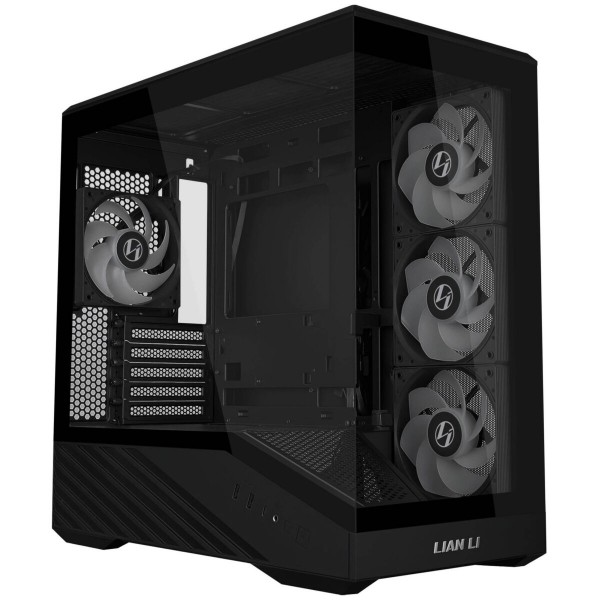 Lian Li Vector V100 Mini Black - 4 x 120mm ARGB - Mini/Micro ATX - LED RGB Strip - Tempered Glass - Cases