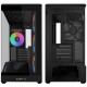 Lian Li Vector V100 Mini Black - 4 x 120mm ARGB - Mini/Micro ATX - LED RGB Strip - Tempered Glass