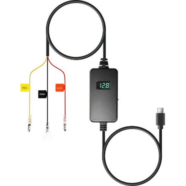 70mai UP06 Adustable Hardwire Kit for all USB-C 70mai Dash Cams (varius V to protect Car Battery) - Σύγκριση Προϊόντων