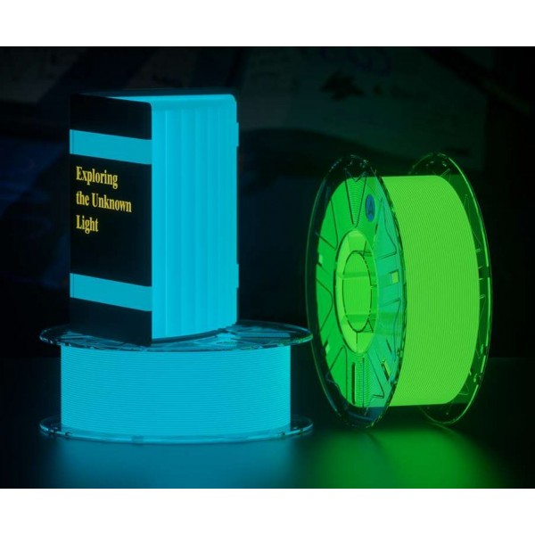 Creality Hyper Luminous PLA Green - Fast 3D Printer Filament, RFID 1 kg Spool1.75