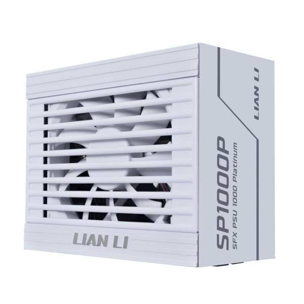 LIAN LI SP1000P White - 1000W 80+ Platinum PSU - 10 Years Warranty - 12V-2x6 - Japanese Capacitors - 