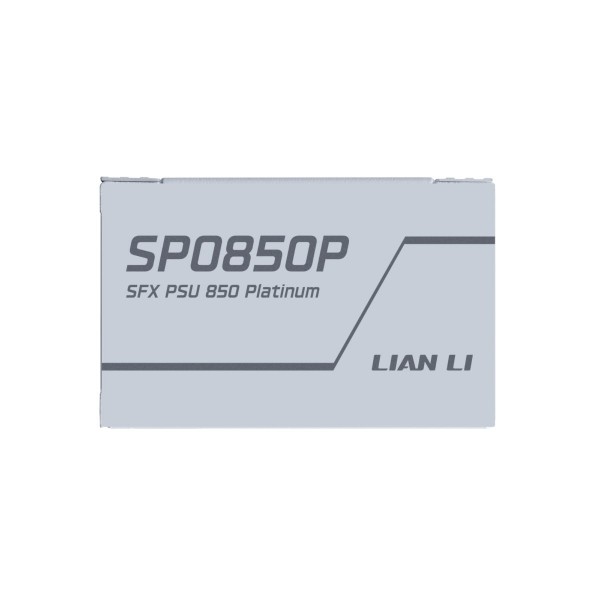 LIAN LI SP0850P White - 850W 80+ Platinum PSU - 10 Years Warranty - 12V-2x6 - Japanese Capacitors