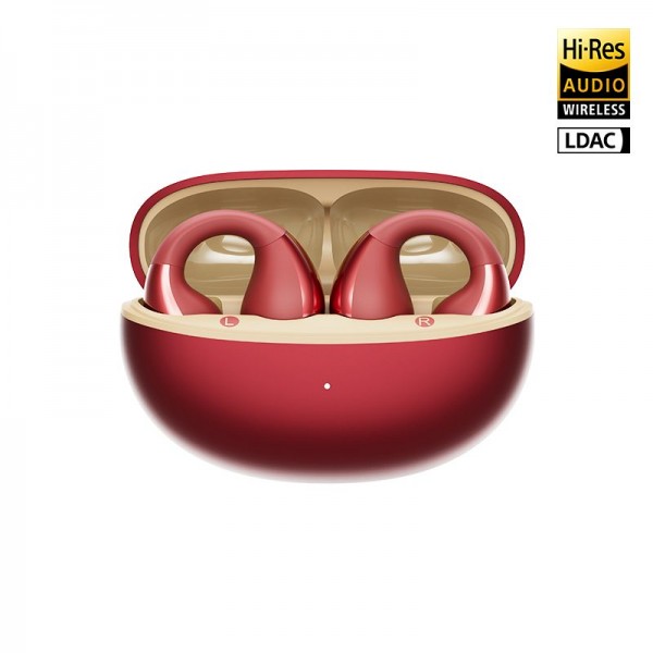 QCY Crossky C30S Red (QT33S) Open Ear BT6.0 LDAC/AAC/SBC Earbuds 40h Call noise AI cancelation Dual - QCY