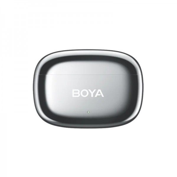 BOYA mini 2 Type-C Space Gray, 2,4GHz 2mic Wireless AI-ANC Mic w. Charging Box Mono/stereo/safety-tr - Microphone (Mobile)