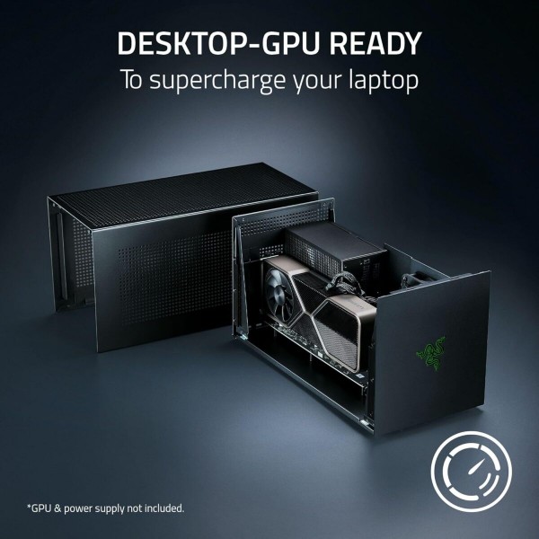 Razer Core X V2 - GPU Enclosure (eGPU)- Thunderbolt 4/5 & USB 4 - 4 Slot NVIDIA/AMD PCIe 4 - 140W PD