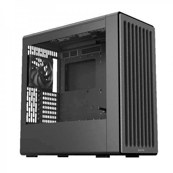 HAVN BF 360 Flow Black with 180mm fans - premium ATX mid-tower - 