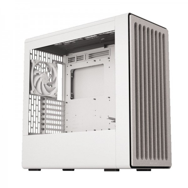 HAVN BF 360 Flow White with 180mm fans - premium ATX mid-tower - 