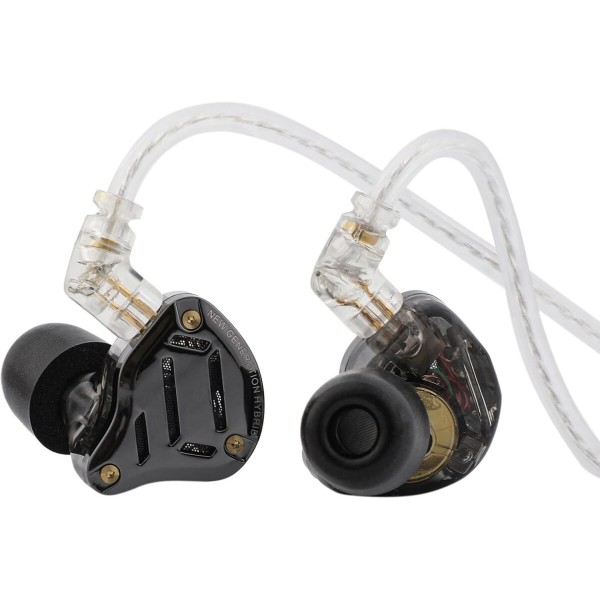 KZ ZS10 PRO 2 No Mic - IEM 3,5 In Ear Monitor Earphones, 4-level switch, Hybrid 10mm, metal, stereo - KZ