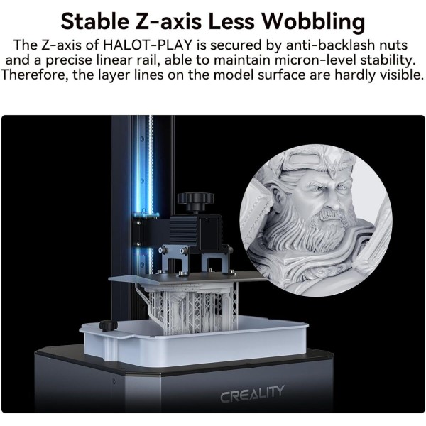 Creality Halot Play - 4k Piocreat Resin Printer fast 60mm/h 130x82x160mm
