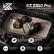 KZ ZS10 PRO Black With Mic - IEM 3,5 Musician In Ear Monitor Earphones, 4BA+1DD 5 Driver 10mm, metal