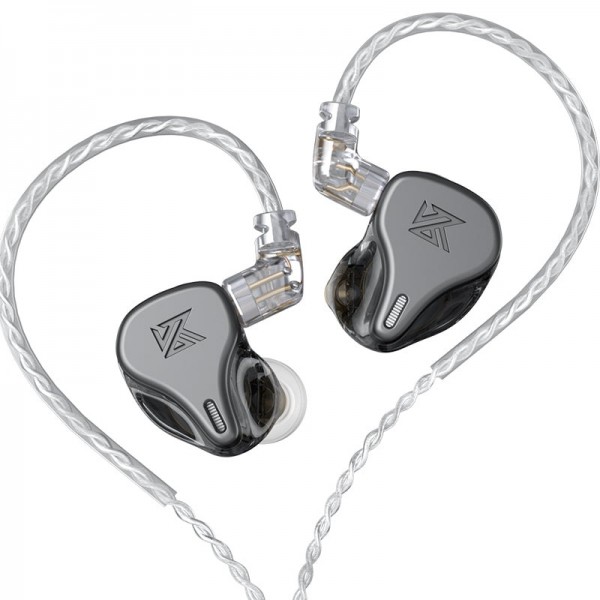 KZ DQ6 Grey No Mic - IEM 3,5 HBB Tuned Improved In Ear Monitor Earphones, 3DD Dynamic - Σύγκριση Προϊόντων