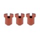 Creality Hotend Heat Insulation Sleeve (3Pcs) for K1/K1C/K1 SE/Ender-3 V3 & Plus/Ender-3 V3 KE/CR-10
