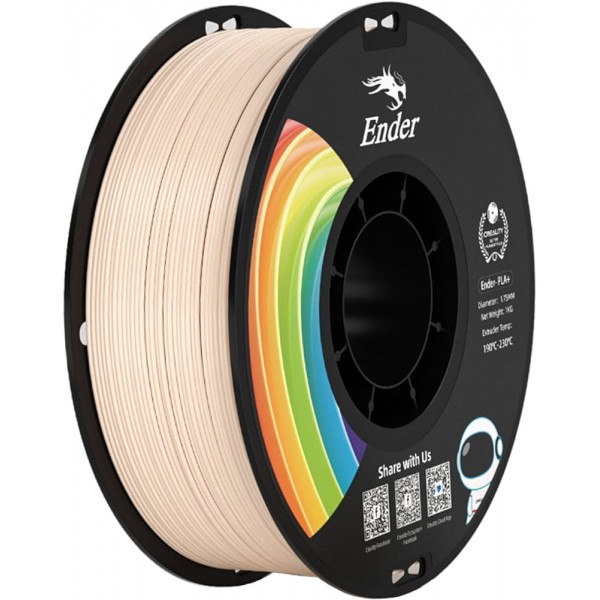 Creality EN-PLA+ Beige Ender 3D Printer Filament Strength 34MPA Bend 77MPa 1 kg Spool1.75 - 