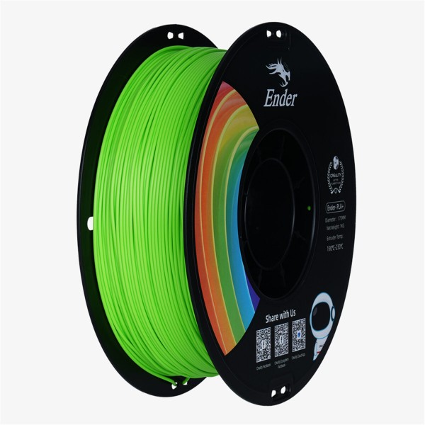 Creality EN-PLA+ Apple Green Ender 3D Printer Filament Strength 34MPA Bend 77MPa 1 kg Spool1.75 - 