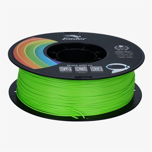 Creality EN-PLA+ Apple Green Ender 3D Printer Filament Strength 34MPA Bend 77MPa 1 kg Spool1.75 - 