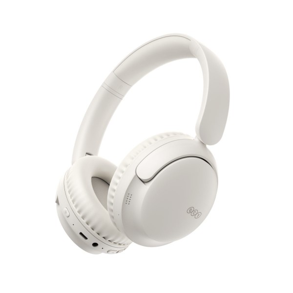 QCY H2S Lite Headphones White - Type-C & Bluetooth Clear Call ENC iOS/Android 60hours 10m 40mm - 