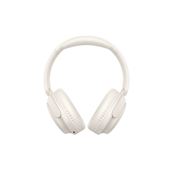 QCY H2S Lite Headphones White - Type-C & Bluetooth Clear Call ENC iOS/Android 60hours 10m 40mm