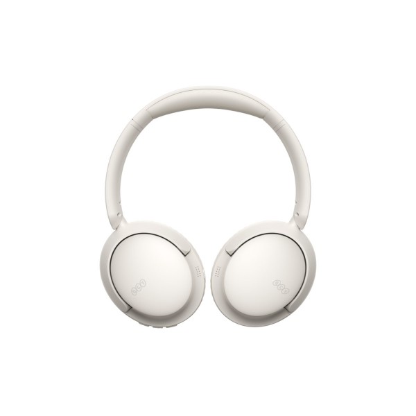 QCY H2S Lite Headphones White - Type-C & Bluetooth Clear Call ENC iOS/Android 60hours 10m 40mm