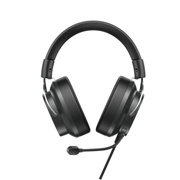QCY Heroad VT200 Pro 7.1 Black USB PlayStation & PC Gaming Headset 53mm Metal Headband PS4/PS5/PC