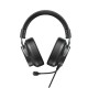 QCY Heroad VT200 Pro 7.1 Black USB PlayStation & PC Gaming Headset 53mm Metal Headband PS4/PS5/PC