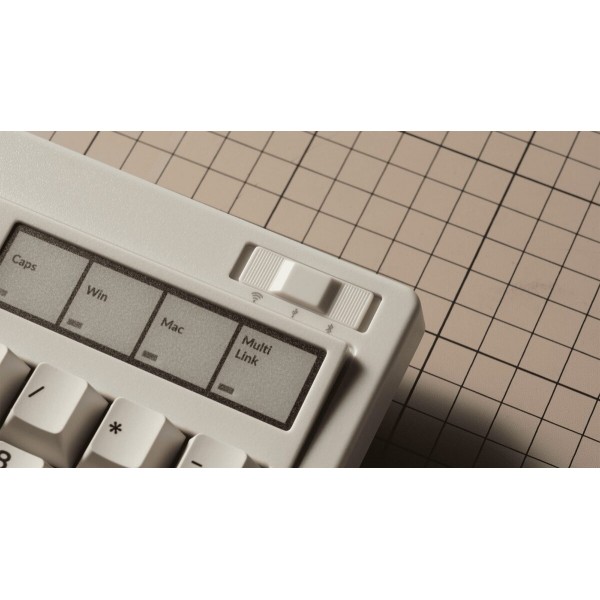 Keychron R6 (R6-M1) QMK Wireless Mechanical Keyboard Red Switch Hot-Swap RGB 100% US Retro