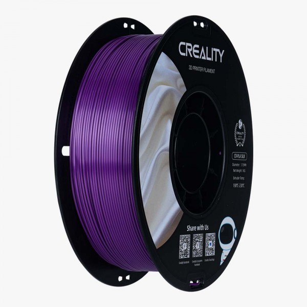 CREALITY CR-PLA Silk Purple, 3D Printer Filament Glossy, 1 kg Spool,1.75 mm - 