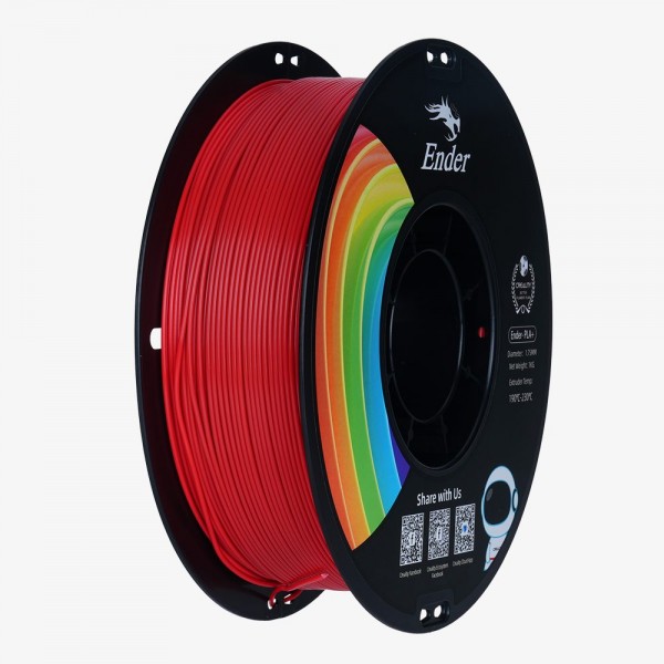 Creality EN-PLA+ Red Ender 3D Printer Filament Strength 34MPA Bend 77MPa 1 kg Spool1.75 - 
