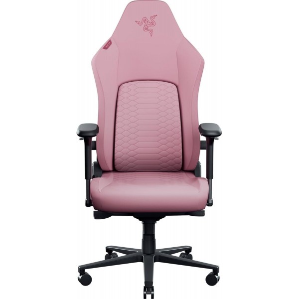 Razer Iskur V2 NewGen Quartz - Lumbar Support - Leather with CoolTouch™ - Steel Frame - < 136 kg - 