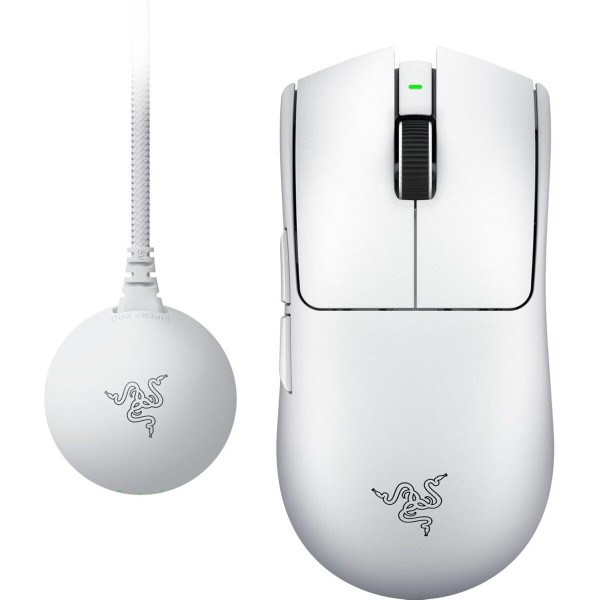 Razer VIPER V4 PRO White – Wireless Gaming Mouse – 50g – 8K Polling Rate – 50K DPI – 180h Battery - 