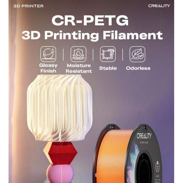 Creality CR-PETG Value Pack 2kg - 2x Black 3D Printer Filament - 