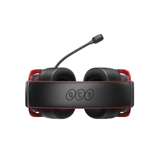 QCY Heroad VT200 Pro 7.1 Red USB PlayStation & PC Gaming Headset 53mm Metal Headband PS4/PS5/PC