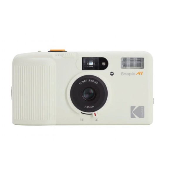 Kodak Snapic A1 35mm Film Camera White motorized - 