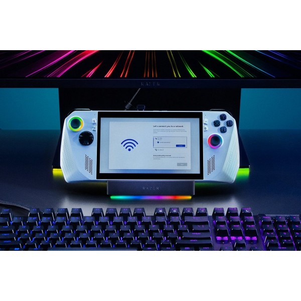 Razer Handheld Dock Chroma - Steam Deck, Switch 2, Smartphones, Tablets - USB C/USB A/HDMI/GbE/100W
