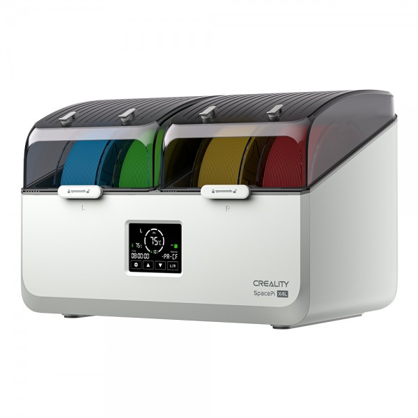 Creality SpacePi X4L Filament Dryer Dry Box for 4 Filaments Adjust 40-75c Small Screen for 12 types - CREALITY