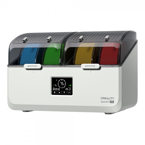 Creality SpacePi X4L Filament Dryer Dry Box for 4 Filaments Adjust 40-75c Small Screen for 12 types - CREALITY