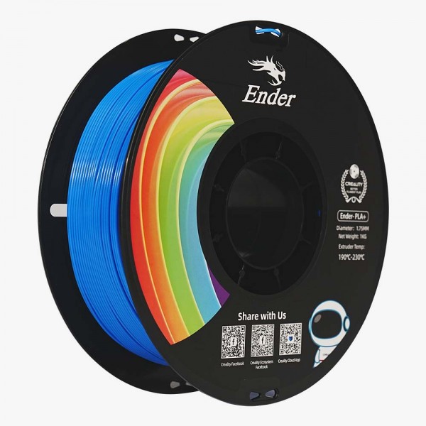Creality EN-PLA+ Blue Ender 3D Printer Filament Strength 34MPA Bend 77MPa 1 kg Spool1.75 - 