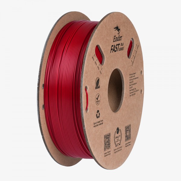 Creality Ender Fast PLA Fire Red 300mm/s 3D Printer Filament  1 kg Spool,1.86 - CREALITY