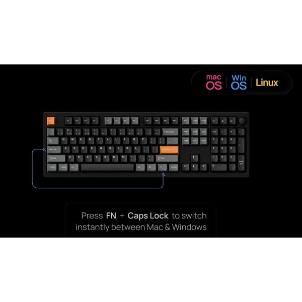 Keychron P6 Ultra (P6-M1) ZMK 8K Wireless Custom Mechanical Keyboard Red Switch RGB 100% US Layout