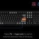 Keychron P6 Ultra (P6-M1) ZMK 8K Wireless Custom Mechanical Keyboard Red Switch RGB 100% US Layout