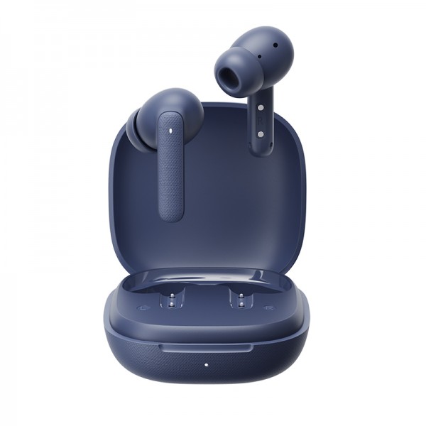 QCY Buds Sky Blue - Noise Reduction Clear Calls TWS Earbuds 35h, 10mm dynamic drivers - 