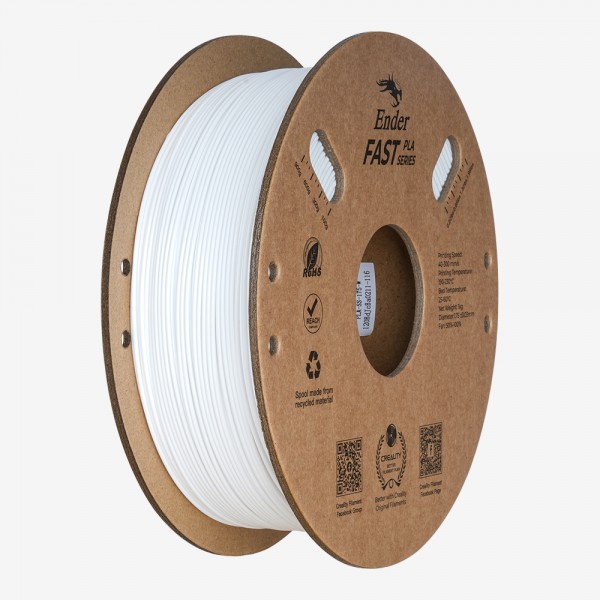 Creality Ender Fast PLA White 300mm/s 3D Printer Filament  1 kg Spool,1.94 - 