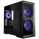 Lian Li Vector V150 Black - w/ 3 x ARGB Fans + Hub - Infinity Mirror - Micro-ATX, Mini-ITX PC Case