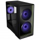 Lian Li Vector V150 Black - w/ 3 x ARGB Fans + Hub - Infinity Mirror - Micro-ATX, Mini-ITX PC Case