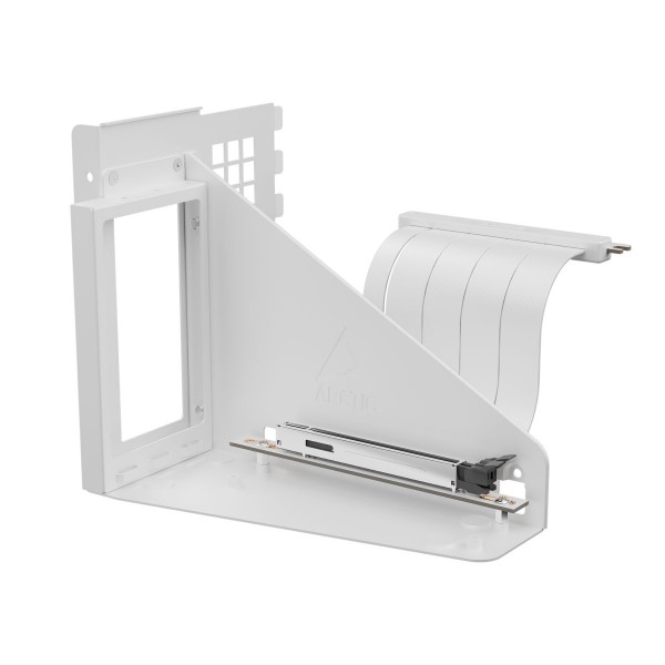 Arctic Accelero Vertical GPU Mount (White) PCIe 4.0x16 riser cable 160mm - 