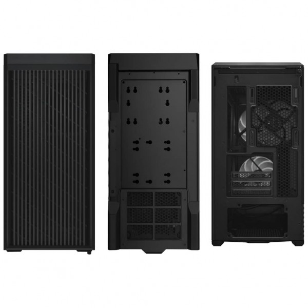 Lian Li Vector V150 Black - w/ 3 x ARGB Fans + Hub - Infinity Mirror - Micro-ATX, Mini-ITX PC Case