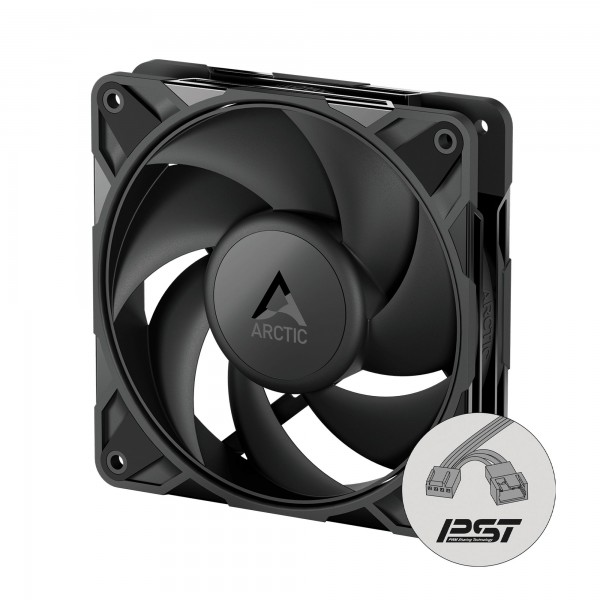 ARCTIC P12 Pro PST LN - 120mm Case Fan - Low Noise fluid dynamic - 2000 RPM - PWM w. Splitter - Arctic