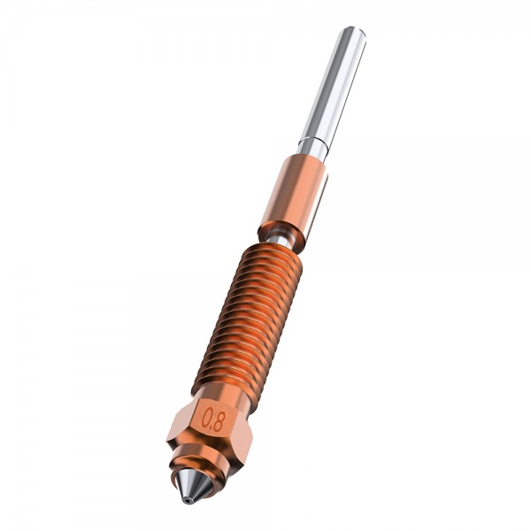 CREALITY Unicorn Nozzle quick-swap 0.8mm 1pc chrome zirconium copper K1,K1 Max,K1C,Ender-3 V3,-3V3P - CREALITY