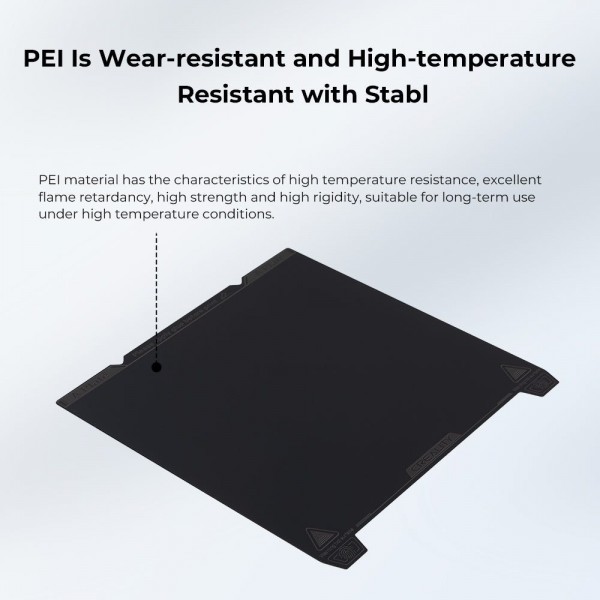 Creality K1 Max Smooth PEI Build Plate 315x310mm - K1 Max / Ender-3 V3 Plus - no magnetic sticker