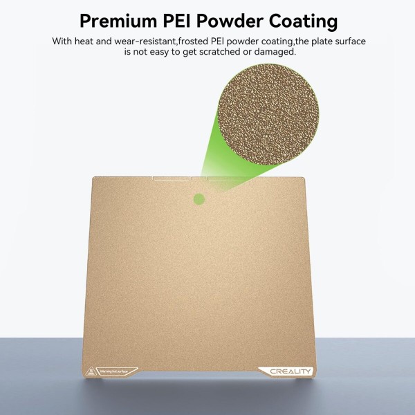 Creality K2 PEI Double Sided Frosted Build Plate 270x293