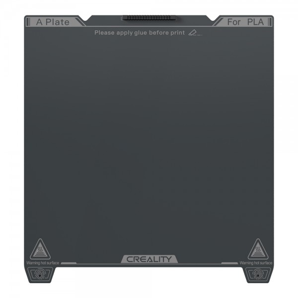 Creality K1C Smooth Build Plate 235x235mm -K1C / K1 SE - no magnetic sticker - 